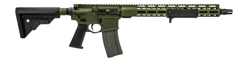 Griffin Armament MK1RECCEWHG-W MK1 RECCE 223 Wylde 301 16.10 Inch Black Anodized Barrel, Warhawk Green Anodized Aluminum Receiver w/Picatinny Rail, M-LOK Handguard, Griffin Extreme Condition Black Polyme | 631465975871