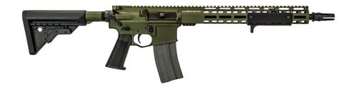 Griffin Armament MK1PATROLWHG-W MK1 Patrol 223 Wylde 301 14.50 Inch Black Anodized Barrel, Warhawk Green Anodized Aluminum Receiver w/Picatinny Rail, M-LOK Handguard, Griffin Extreme Condition Black Poly | 631465975888