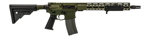 Griffin Armament MK2PATROLWHG-W MK2 Patrol 223 Wylde 301 14.50 Inch Black Anodized Barrel, Warhawk Green Anodized Aluminum Receiver w/Picatinny Rail, M-LOK Handguard, Griffin Extreme Condition Black Poly | 631465975727