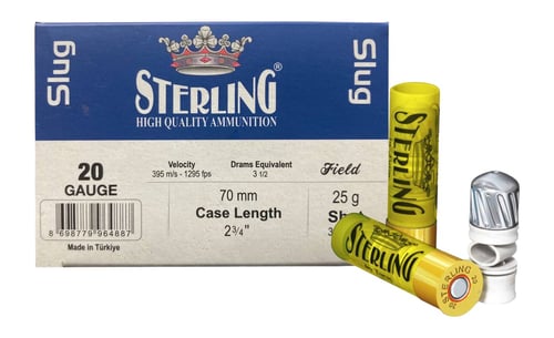 STERLING BIG GAME 20GA SLUG 10/200 | 8698779950323