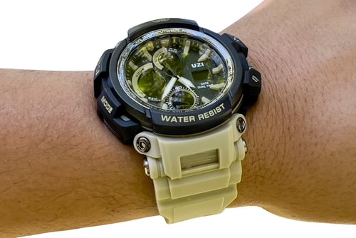 CAMP UZI-W-1708-K UZI SHOCK DIGITAL WATCH KHAKI | 024718514543