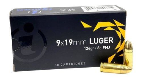IGMAN 9MM LUGER 124GR FMJ 50RD 20BX/CS | 9x19mm NATO | 3877002037054