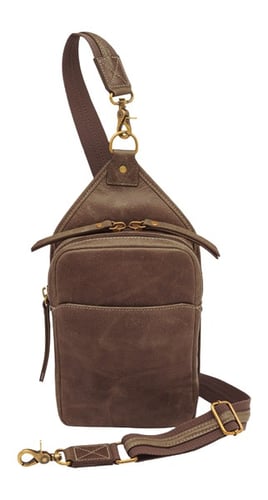 GTM GTM-CZY/106 BROWN COMPACT SLING CROSSBDY-BUFF | 035452178137 | Kingport | Apparel | Concealed Carry 