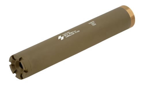 Fletcher Rifle Works TAQUITOTAN Taquito 22LR 1 Inch Tan Stainless Steel/Aluminum 1/2 Inchx28 | 850044307692
