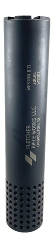 Fletcher Rifle Works WESTON8BLK Weston8 30Cal 1.62 Inch Black Stainless Steel 1.375 Inchx24 | 850044307234