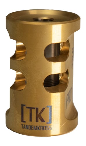 TANDEMKROSS GAME CHANGER PRO COMPENSATOR FOR 22LR GOLD | 657768235078
