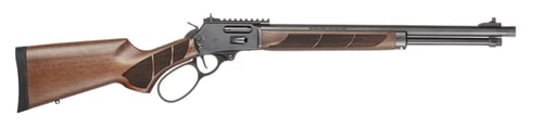 Smith  Wesson 1854 1854 America 250 Limited Edition 44 Rem Mag 91 19.25 Inch Black Armornite Threaded Barrel, Engraved Black Armornite Stainless Steel Receiver w/Picatinny Rail, Walnut Forearm  Fixed S  | .44 MAG | 022188909760