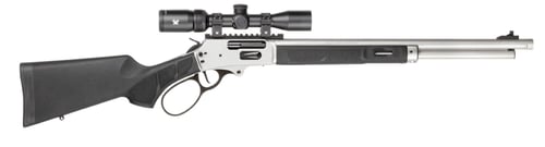 Smith  Wesson 14827 1854 Combo 45-70 Gov 61 20 Inch Stainless Steel Threaded Barrel  Receiver w/Picatinny Rail, M-LOK Forend, Black Fixed Synthetic Stock, Vortex Crossfire HD 2-7x32mm Scope  | .4570 GOVT | 022188906950