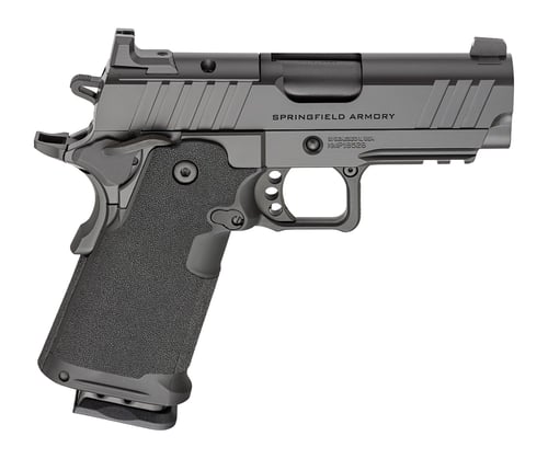 Springfield Armory PH9114AOS 1911 DS Prodigy SubCompact Frame 9mm Luger 181 3.50 Inch Black DLC Match Grade Barrel, Black Cerakote Carbon Steel Optic Ready/Serrated Slide  Frame w/Beavertail  Picatinn | 9x19mm NATO | 706397000639