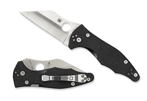 SPYDERCO YOJIMBO 2 SL-PL BLACK G-10 KNIFE CPM S30V 3