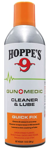 HOPPES GUN MEDIC 10 OZ. CLEANR & LUBE BIO-BASED FORMULA AERSL