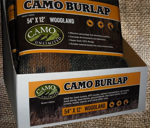 Camo Systems 9540 Burlap  Woodland 54