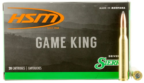 HSM 27013N Game King  270 Win 150 gr Sierra GameKing Spitzer Boat Tail 20 Per Box/ 20 Case