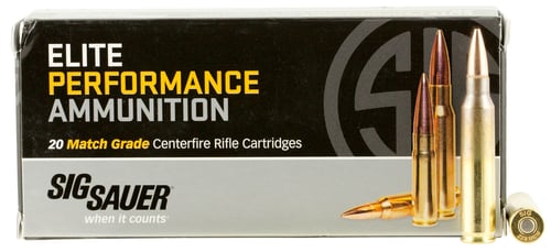 Sig Sauer Elite Match Grade Performance Rifle Ammo