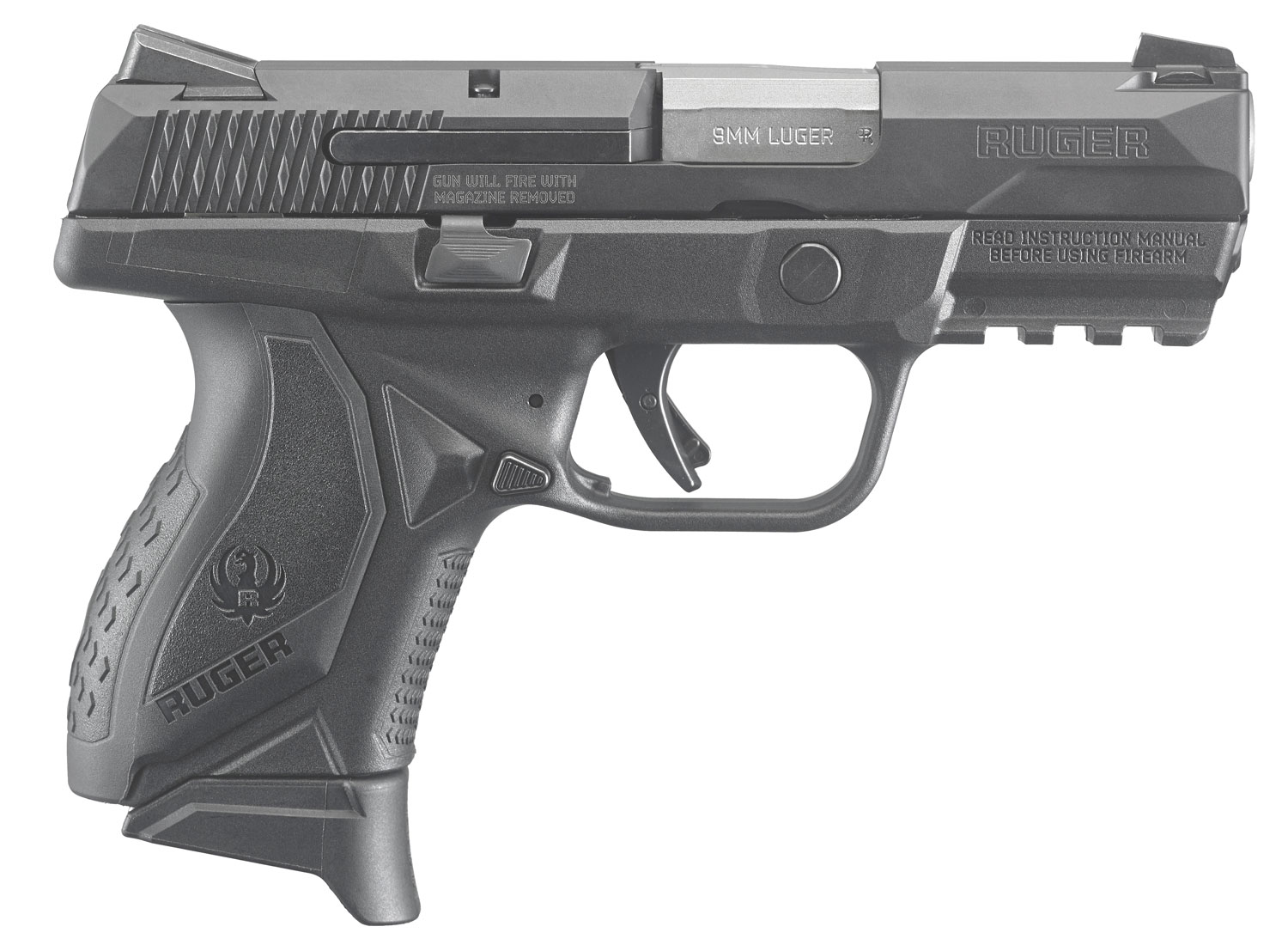 RUGER AMERICAN COMPACT 9MM FS 10-SHOT BLACK MATTE SYN <