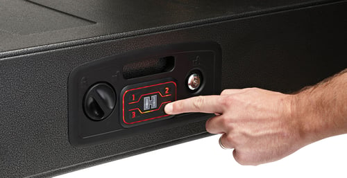Hornady 98190 Rapid Safe AR Gunlocker Electronic RFID Black 16 Gauge Steel