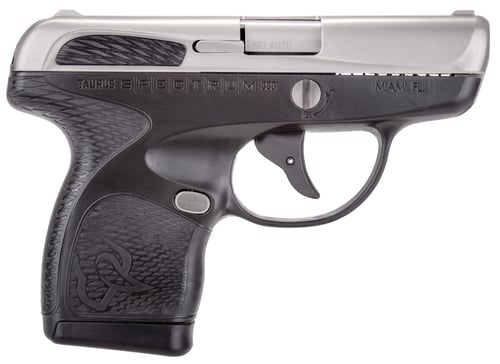 Taurus Spectrum Pistol  <br>  380 ACP 2.8 in. Stainless Black 6 rd. & 7 rd.