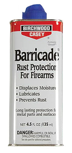 Birchwood Casey Barricade Rust Protection  <br>  Spout Can 4.5 oz.