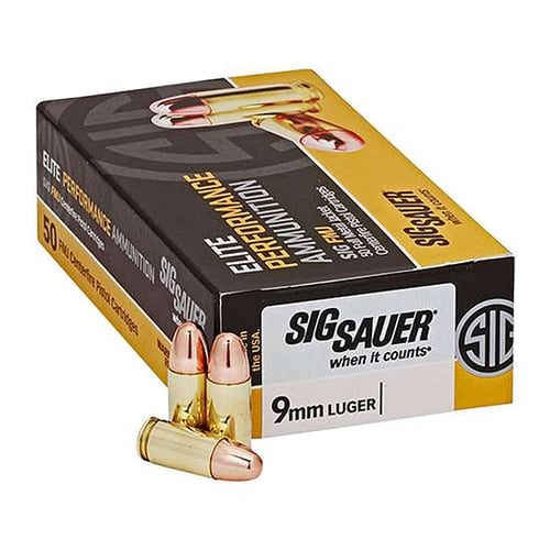 Sig Sauer Elite Ball Performance Pistol Ammo