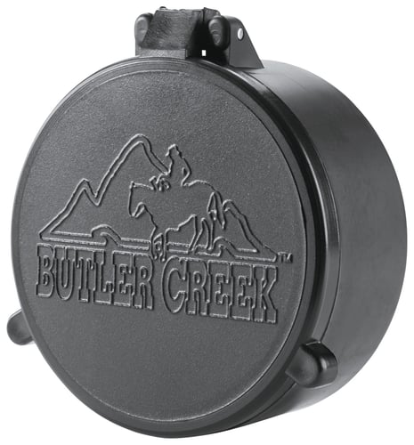 Butler Creek 30010 Flip-Open Objective Scope Cover 25.40mm Obj. Size 01 Black Polymer