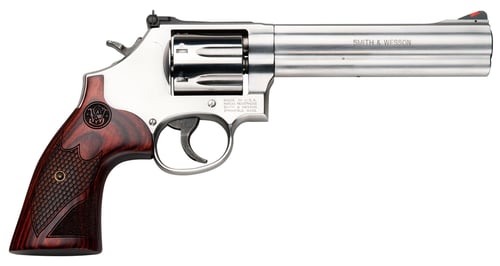 SW 686 DELUXE 357MAG 6 SS AS WOOD GRIPS 7RD