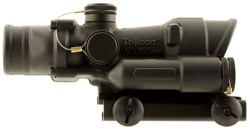 Trijicon 100432 ACOG  4x 32mm Obj 36.80 ft @ 100 yds FOV Matte Black Finish LED Illuminated Green Crosshair 300 Blk