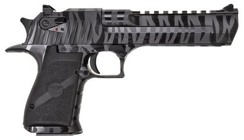 Magnum Research Desert Eagle Mark XIX Pistol  <br>  .50 AE 6 in. Black with Tiger Stripe 7 rd.