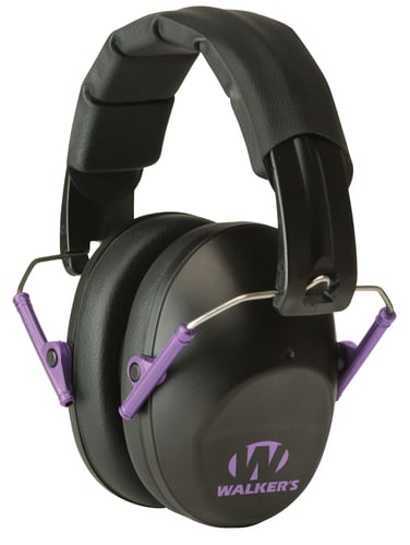 Walkers Low Profile Black with Purple Logo Muff