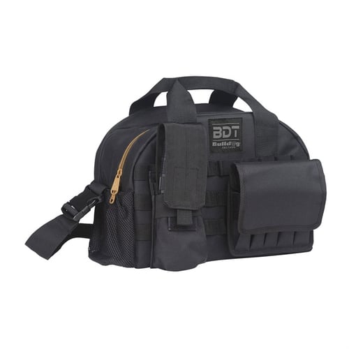 BULLDOG TACTICAL RANGE BAG W/ MOLLE MAG POUCHES BLACK