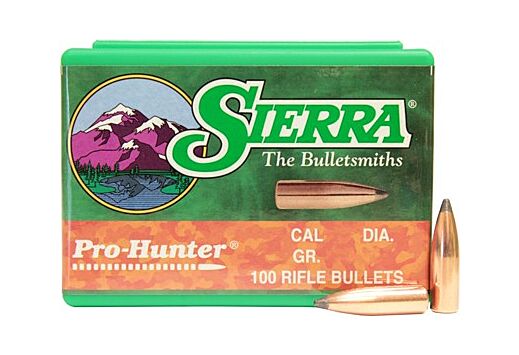 Sierra 1720 Pro-Hunter  6.5 Creedmoor .264 120 gr Spitzer/ 100 Per Box