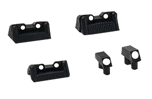 Kel-Tec P11155 P11 Sight Kit  Black| White Front Sight White Rear Sight