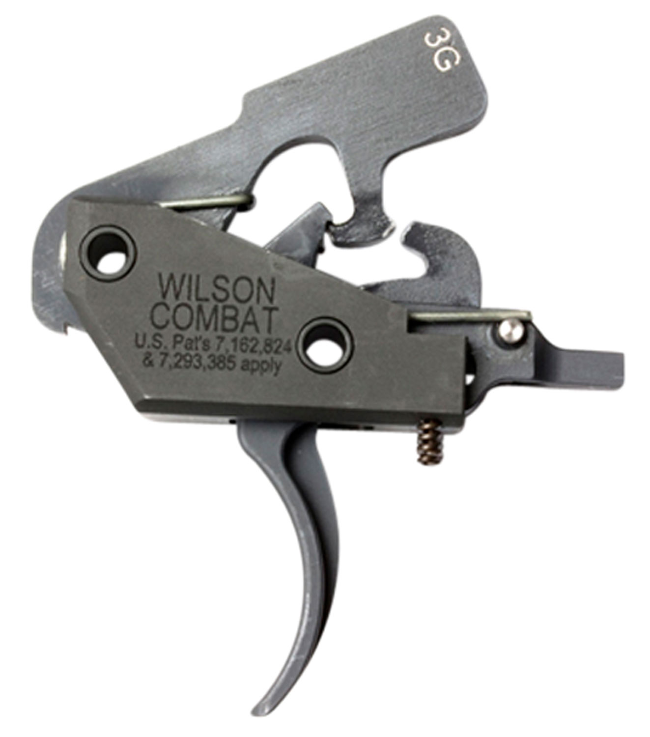 Wilson Combat TRTTU3G Tactical Trigger Unit  3-Gun Drop-in Trigger with 3.50-4 lbs Draw Weight & Black Finish for AR-Platform