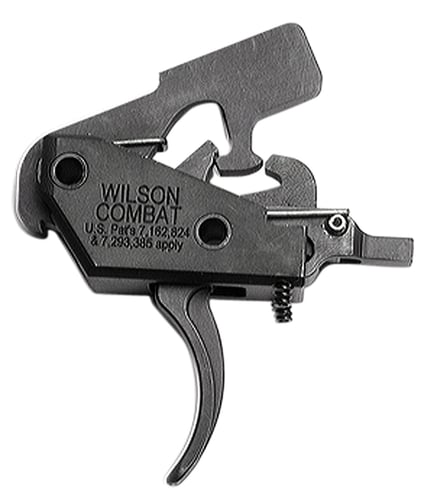 Wilson Combat TRTTUM2 Tactical Trigger Unit Two-Stage Two-Stage Curved Trigger with 4-4.50 lbs Draw Weight for AR-15