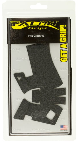 Talon Grips 108G Adhesive Grip  Compatible w/Glock 42, Black Textured Granulate