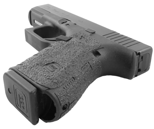 Talon Grips 110R Adhesive Grip  Compatible w/Glock 19/23/25/32/38 Gen4 w/No Backstrap, Black Textured Rubber