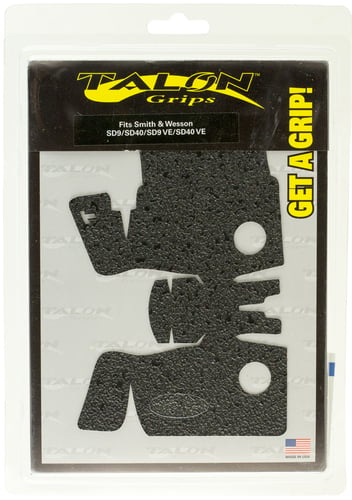 Talon Grips 708R Adhesive Grip  Textured Black Rubber for S&W SD, SD VE 9,40