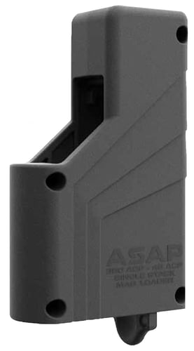 Butler Creek BCA1XSML ASAP Universal Mag Loader Single Stack Style Black Polymer Fits 9mm - 45 ACP Caliber Pistols
