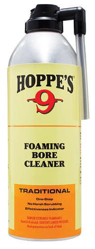 Hoppes 908 No. 9 Bore Cleaner Foam Style Cleaner Removes Copper & Powder Residue  12 oz. Spray Bottle