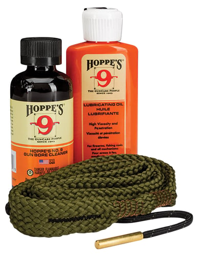 Hoppes 110556 BoreSnake 1.2.3 Done! Rifle Cleaning Kit .556 22Cal Clam