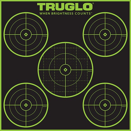 TRUGLO TRU-SEE REACTIVE TARGET 5 BULL 12-PACK