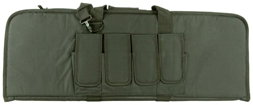 NcStar CVCP2960B36 VISM Carbine Case Black PVC Nylon with Lockable Zippers, Pockets & Padded Carry Handle 36