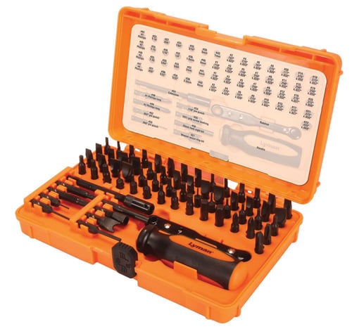 Lyman 7991361 Master Gunsmith Tool Kit Multiple Universal 68 Pieces