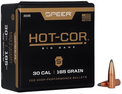 Speer Bullets 2035 Rifle Hunting Hot-Cor .308 165 gr Spitzer Soft Point