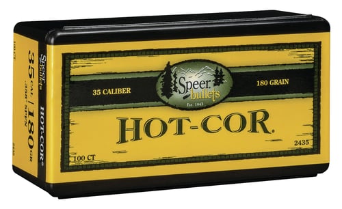 Speer 2435 Hot-Cor  35 Cal .358 180 gr Spitzer Soft Point 100 Per Box/ 5 Case