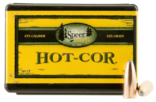 Speer 2471 Hot-Cor  375 Cal .375 235 gr Semi Spitzer Soft Point 50 Per Box/ 5 Case
