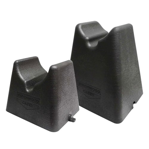 Birchwood Casey 48202 Nest Rest 2-Piece Shooting Rest Stackable Soft Rubber Small & Large Rests