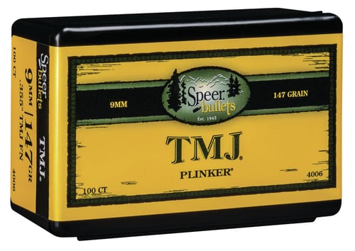 Speer 4006 TMJ  9mm .355 147 gr Total Metal Jacket 100 Per Box/ 5 Case