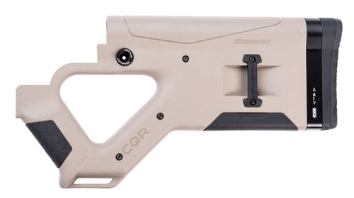 Hera Arms 1213 CQR Buttstock Tan Synthetic for AR-15 with Mil-Spec Tubes (Tube Not Included)