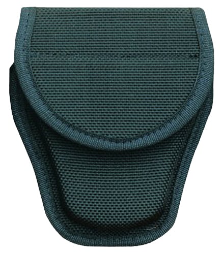 Bianchi 17390 7300 Covered Handcuff Case Standard Linked Handcuffs Accumold Black Basketweave 2.25