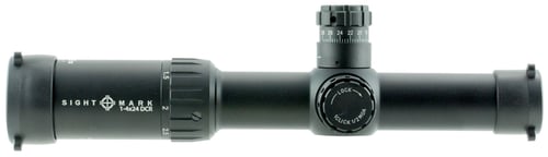 Sightmark SM13072DCR Core TX Black Hardcoat Anodized 1-4x24mm 30mm Tube Dual Illuminated DCR Reticle